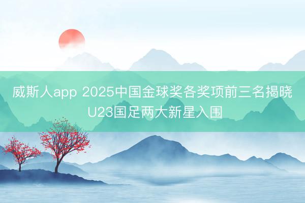 威斯人app 2025中国金球奖各奖项前三名揭晓 U23国足两大新星入围