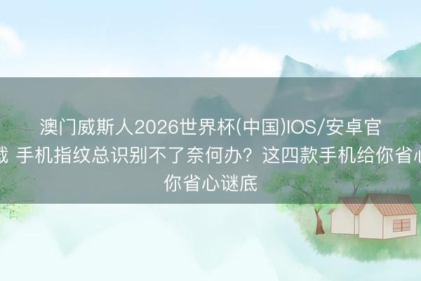 澳门威斯人2026世界杯(中国)IOS/安卓官方下载 手机指纹总识别不了奈何办？这四款手机给你省心谜底