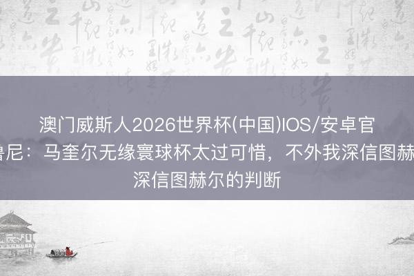 澳门威斯人2026世界杯(中国)IOS/安卓官方下载 鲁尼：马奎尔无缘寰球杯太过可惜，不外我深信图赫尔的判断